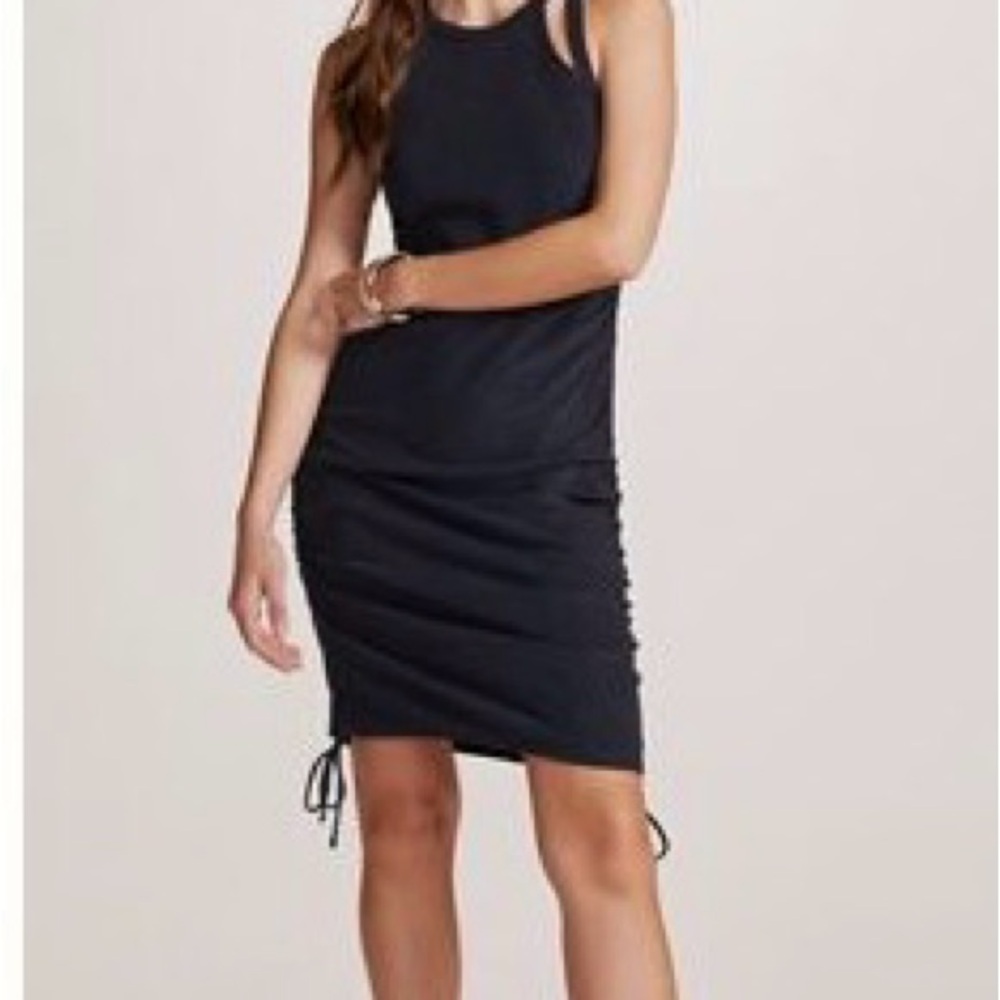 Anthropologie Strappy terry mini Dress